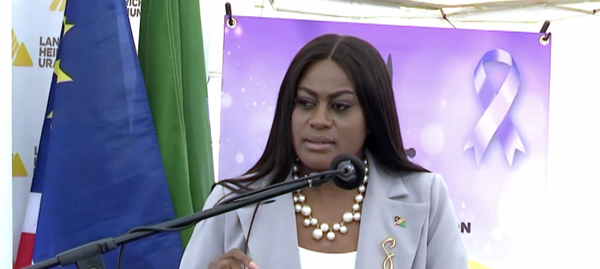 Health Minister Dr. Esperance Luvindao