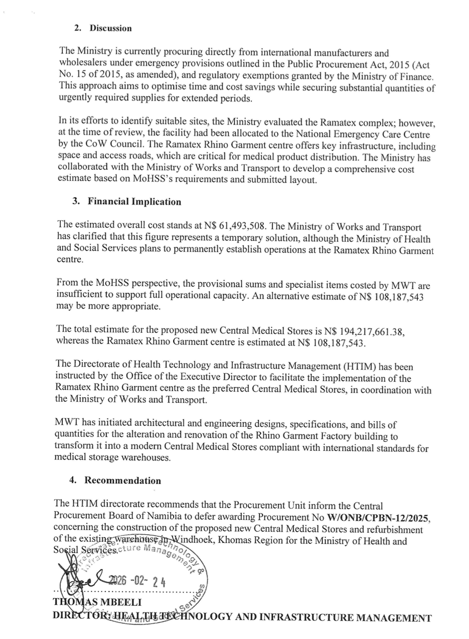 Ministry of Health and Social Services