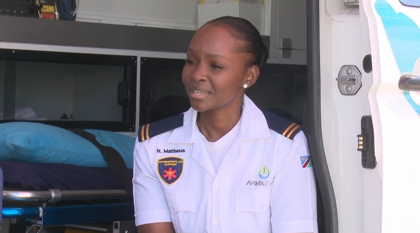 Paramedic Ndapewa Mathews