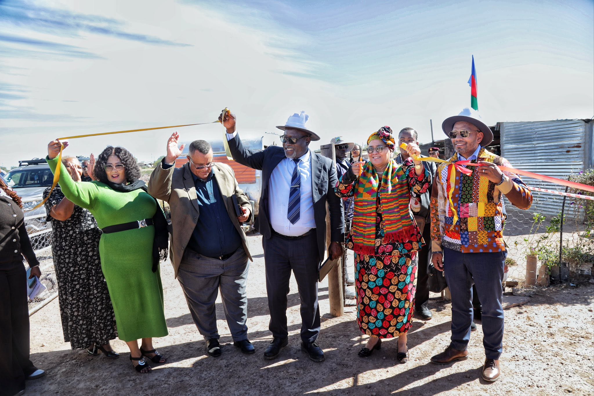 Electrification project funded by Debmarine Namibia
