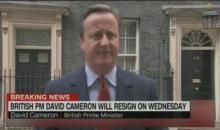 The British Prime Minister to step down on Wednesday