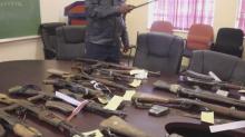 Opuwo police confiscates 13 illegal firearms