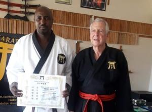 Mwiya obtains Sixth Dan Black Belt in South Africa 