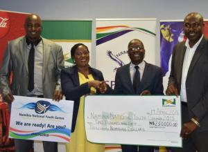 Local companies donate towards National Youth Games