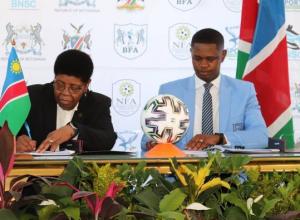 Botswana and Namibia officially sign AFCON 2027 Bid 