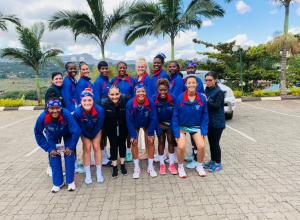 Debmarine Netball team returns from Malawi