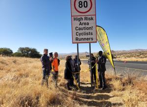 Daan Viljoen Road demarcated for cyclists  runners