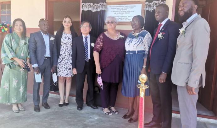 Japanese government donates four classrooms and storeroom to Donatus Primary School 