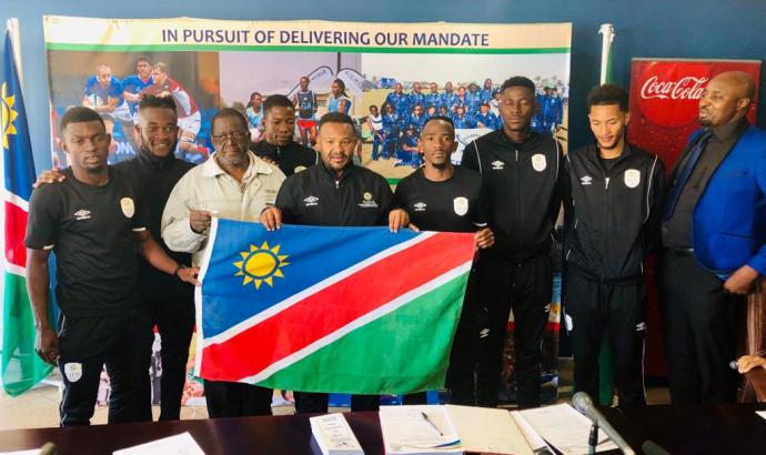 Namibia Sports Commission officially sends off Namibia CHAN squad