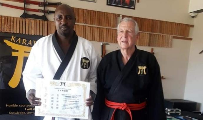 Mwiya obtains Sixth Dan Black Belt in South Africa 