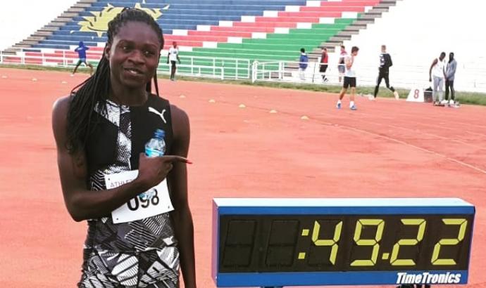 Mboma breaks her own 400m world record 