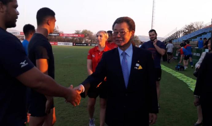 Japanese Sport Minister congratulates Rugby Namibia