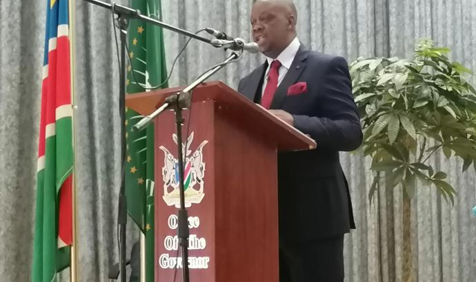 Omaheke Governor Pijoo Nganate delivers first SORA