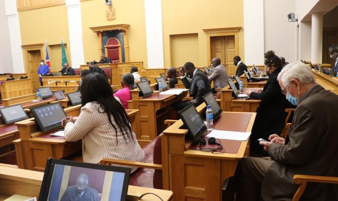 Some opposition MPs call for report on LPM's Swartbooi and Seibeb's conduct during SONA to be rejected 