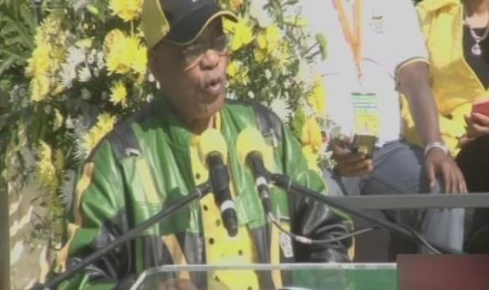 ANC holds afinal rally ahead of Wednesday's local government elections