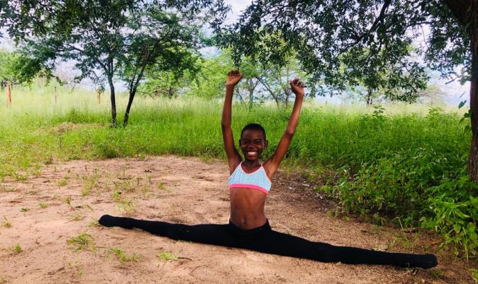 Self –taught Gymnast takes Namibia by storm