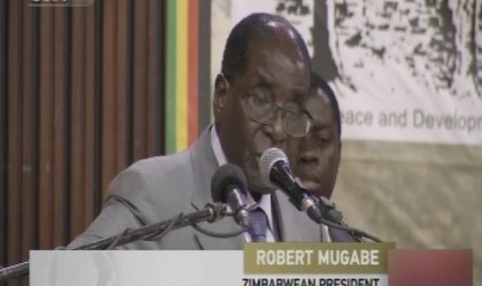 Mugabe condemns Arab Spring