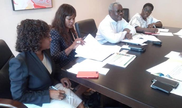 Minister !Naruseb holds talks with counterparts in Guinea