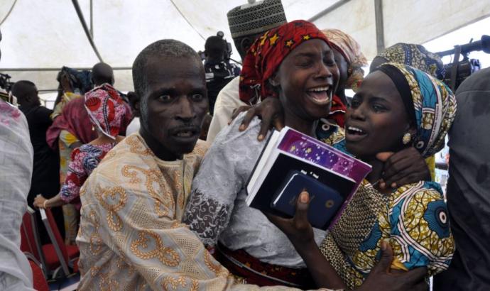 Chibok girls freed by Boko Haram reunited with families