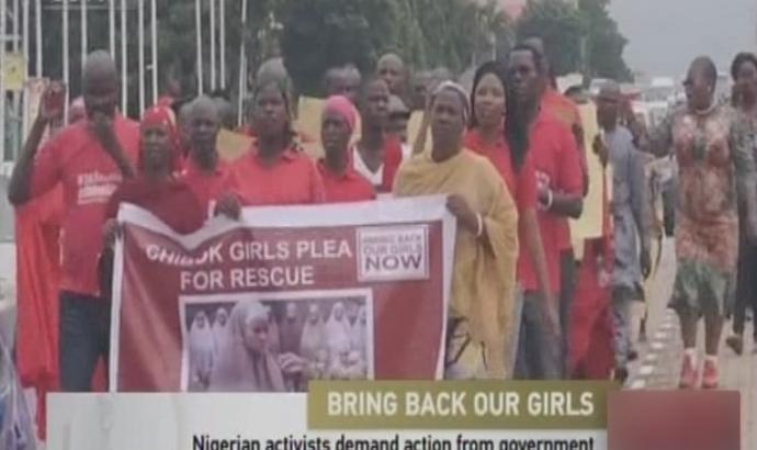 The Nigerian parents step up the pressure to release the girls