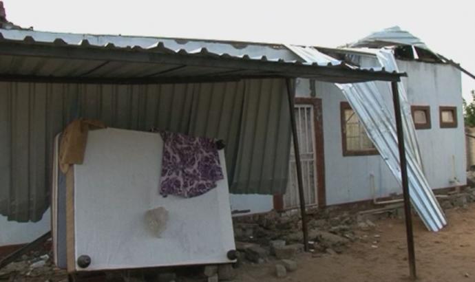 Rundu family's house destroyed in windstorm 