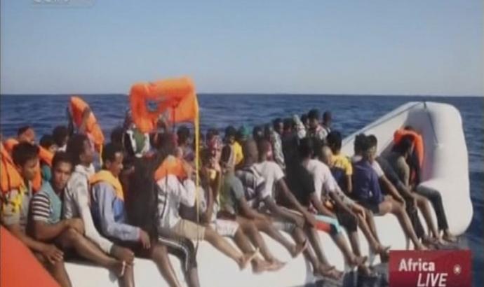 Migrants rescued off Libyan coast 