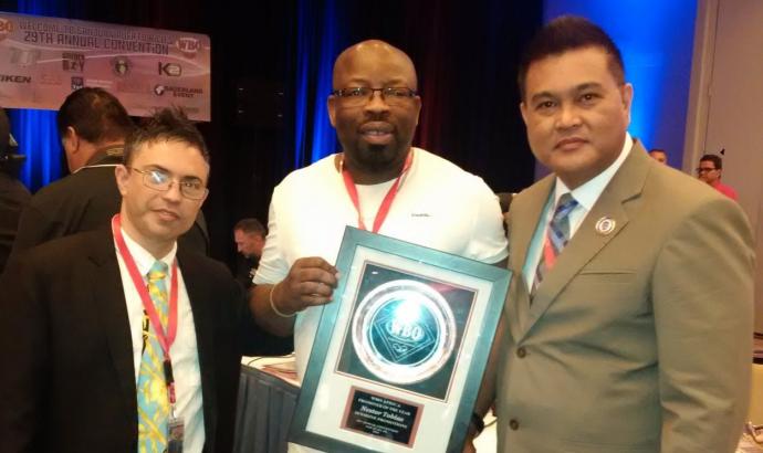 Nestor awarded at the WBO Convention