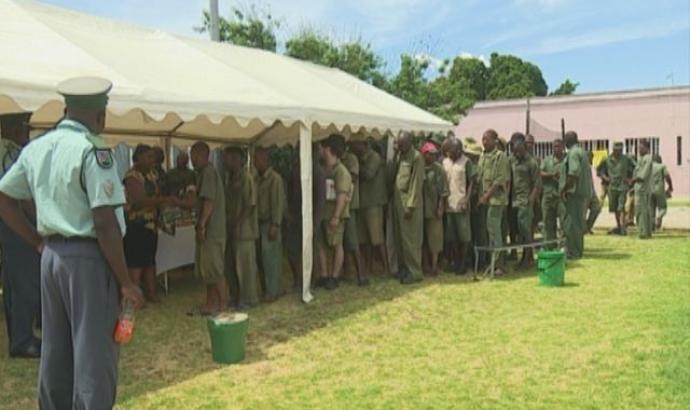 Inmates at Windhoek Correctional Facility receive Christmas gifts