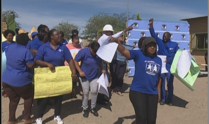 SOS Children's Village employees stage countrywide demonstrations