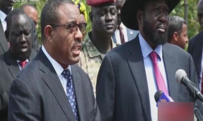 Ethiopia's Prime Minister stands with the people of South Sudan and the government