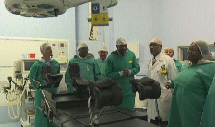 Windhoek Central Hospital's operating theatre open