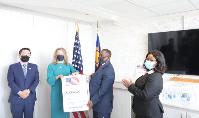 USA and Germany donate vaccines to Namibia