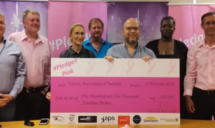 Cricket Namibia donates over 100K N$ to Cancer Association 