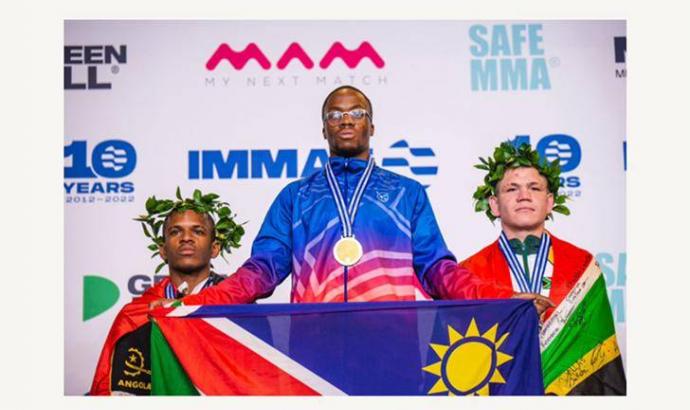 One gold and two bronze pleased MMA fighters