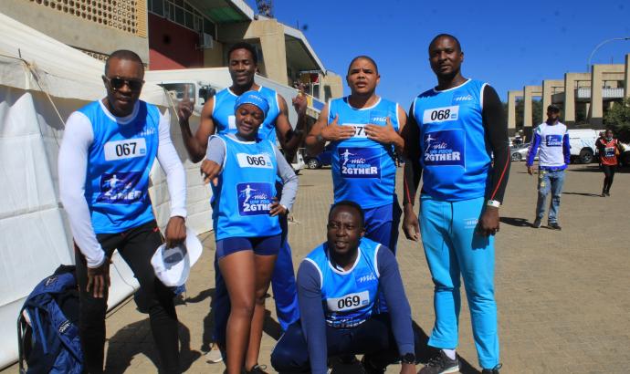 MTC "We Race Together " initiative lights up Windhoek