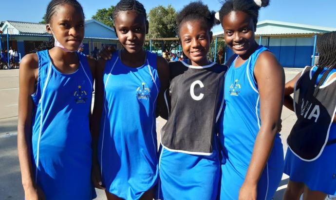 The Suiderhof netball team started the tournament on a high by winning all their games at ease.