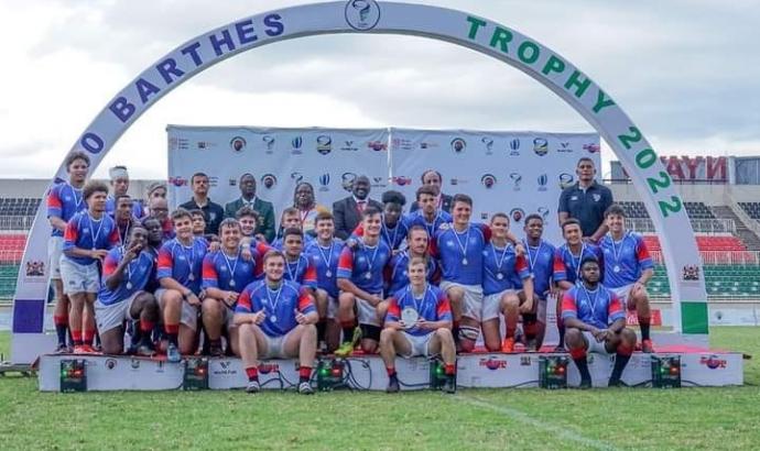 Namibia U20 Rugby side lost19 – 14 against Zimbabwe in the Barthes Trophy in final