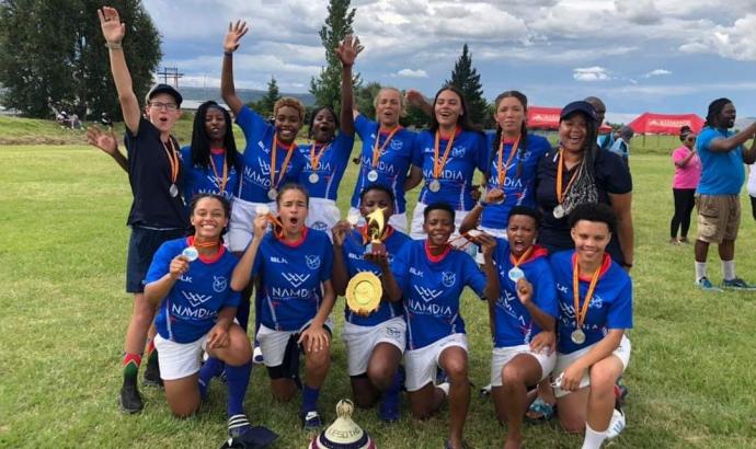 Namibian women's 7s rugby side ends 2nd at Africa Sevens 