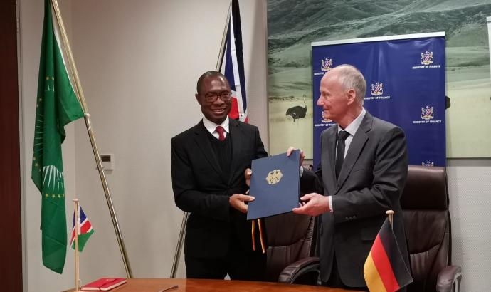 Namibia, German sign N$2,7 billion loan agreement