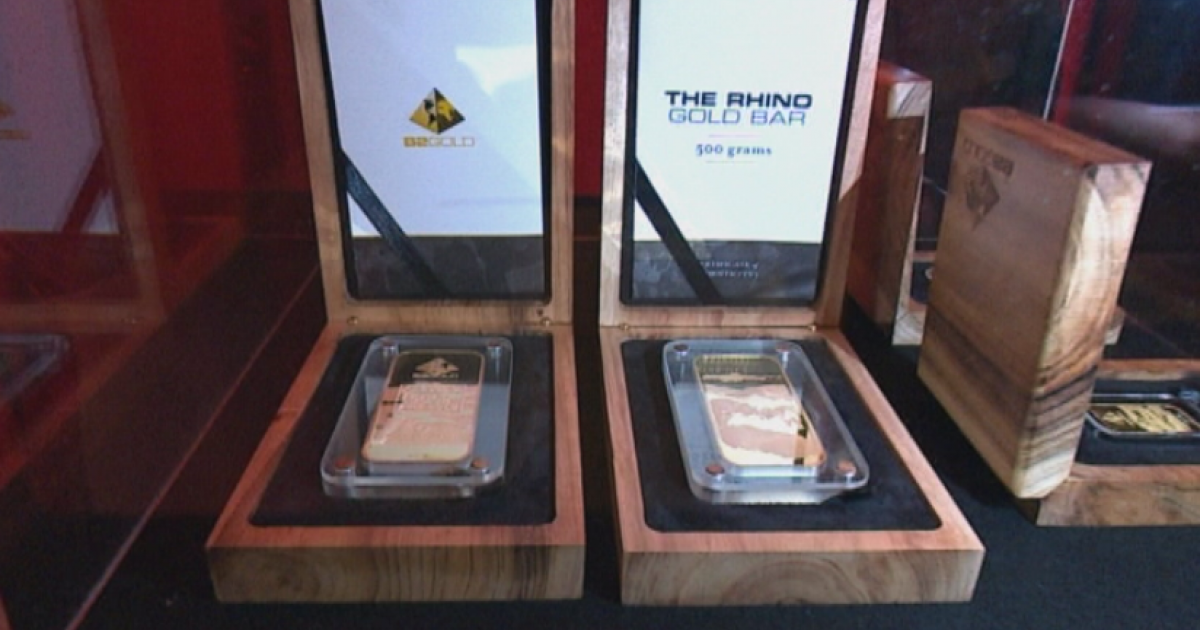 Buy a gold bar – help save a rhino