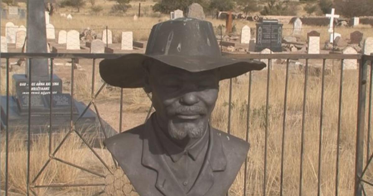 Bust created in honour of Jacob Marengo an insurrection leader